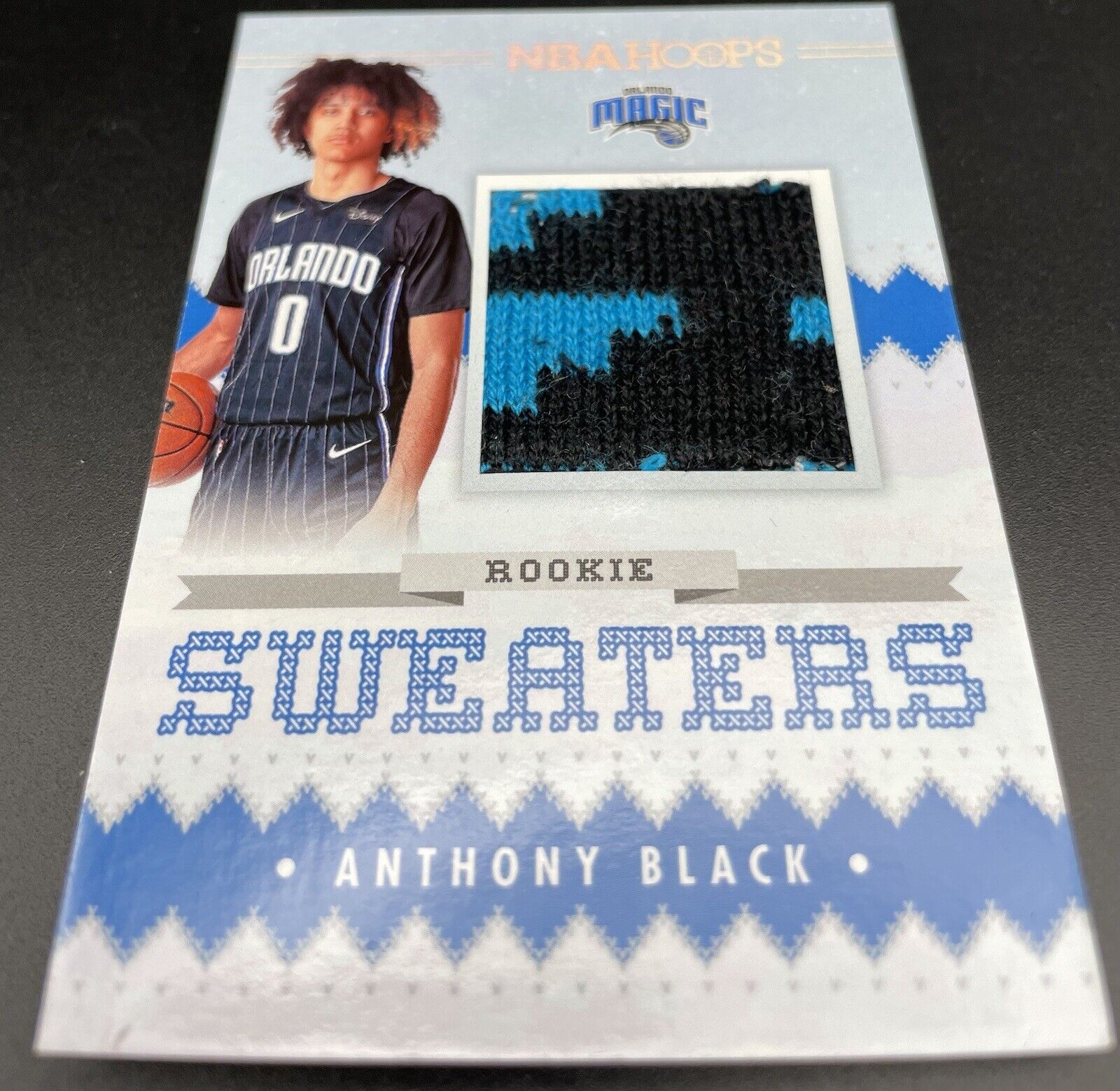 2023-24 Panini Hoops Rookie Sweaters Anthony Black #RSW-ANT Orlando Magic