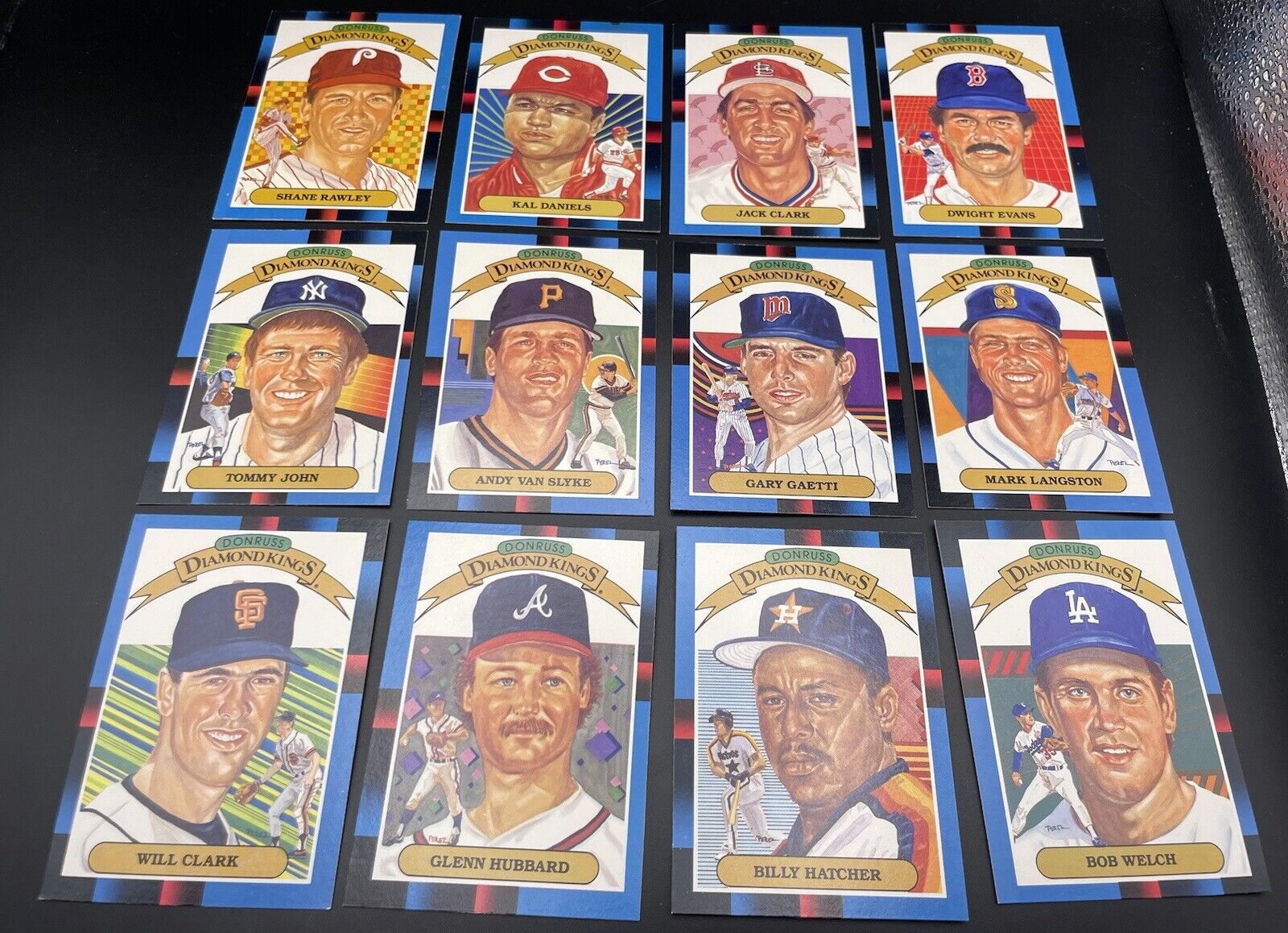 1987 Donruss Diamond Kings Complete Set Of 27 Cards In Mint Condition!!￼