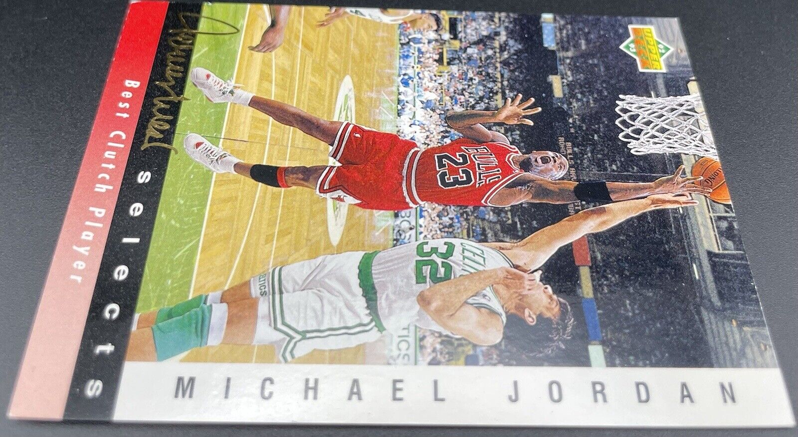 Michael Jordan 1992 Upper Deck #JW9 Jerry West selects Chicago Bulls