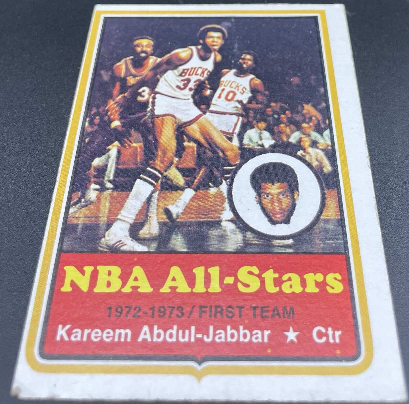 Kareem Abdul-jabbar 1973  Topps #50 All-Star Milwaukee Bucks HOF 