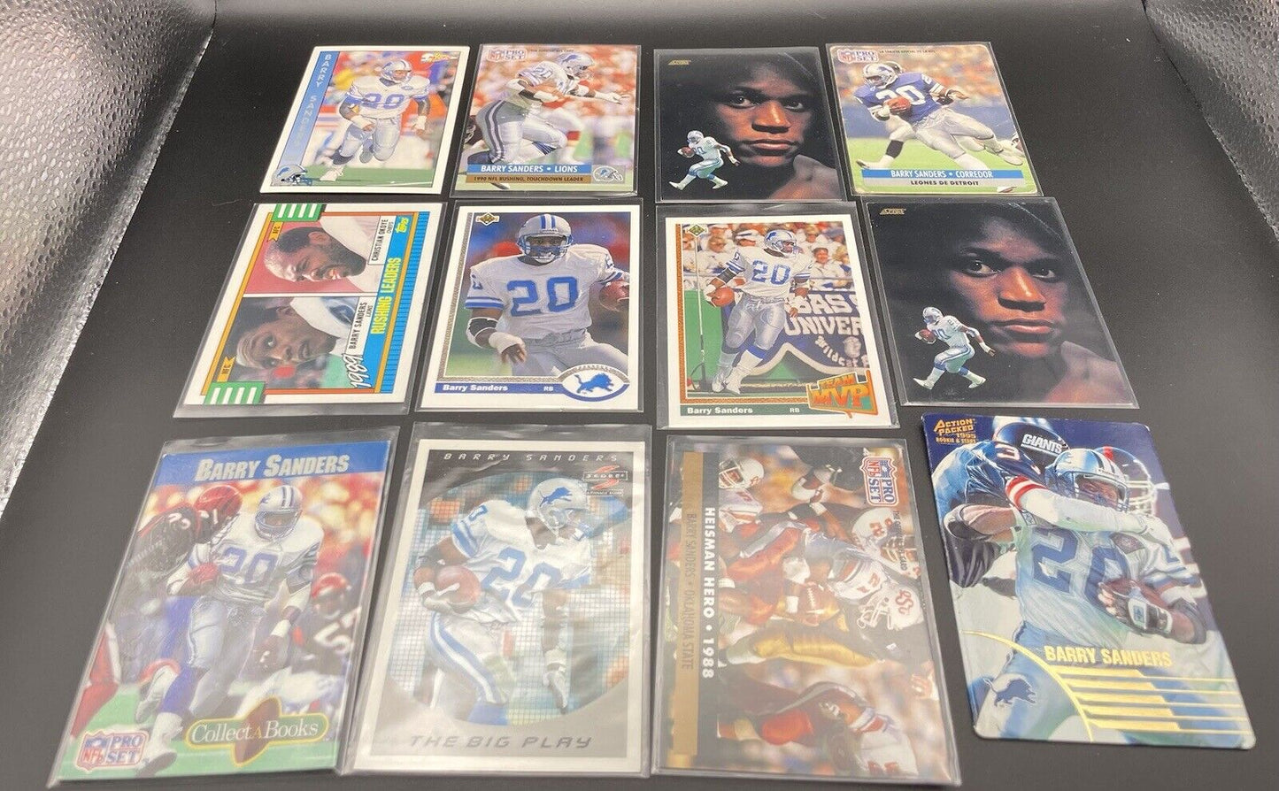 Barry Sanders 1990-1997 Upper Deck, Score, Pinnacle, Collect A Books, HOF...