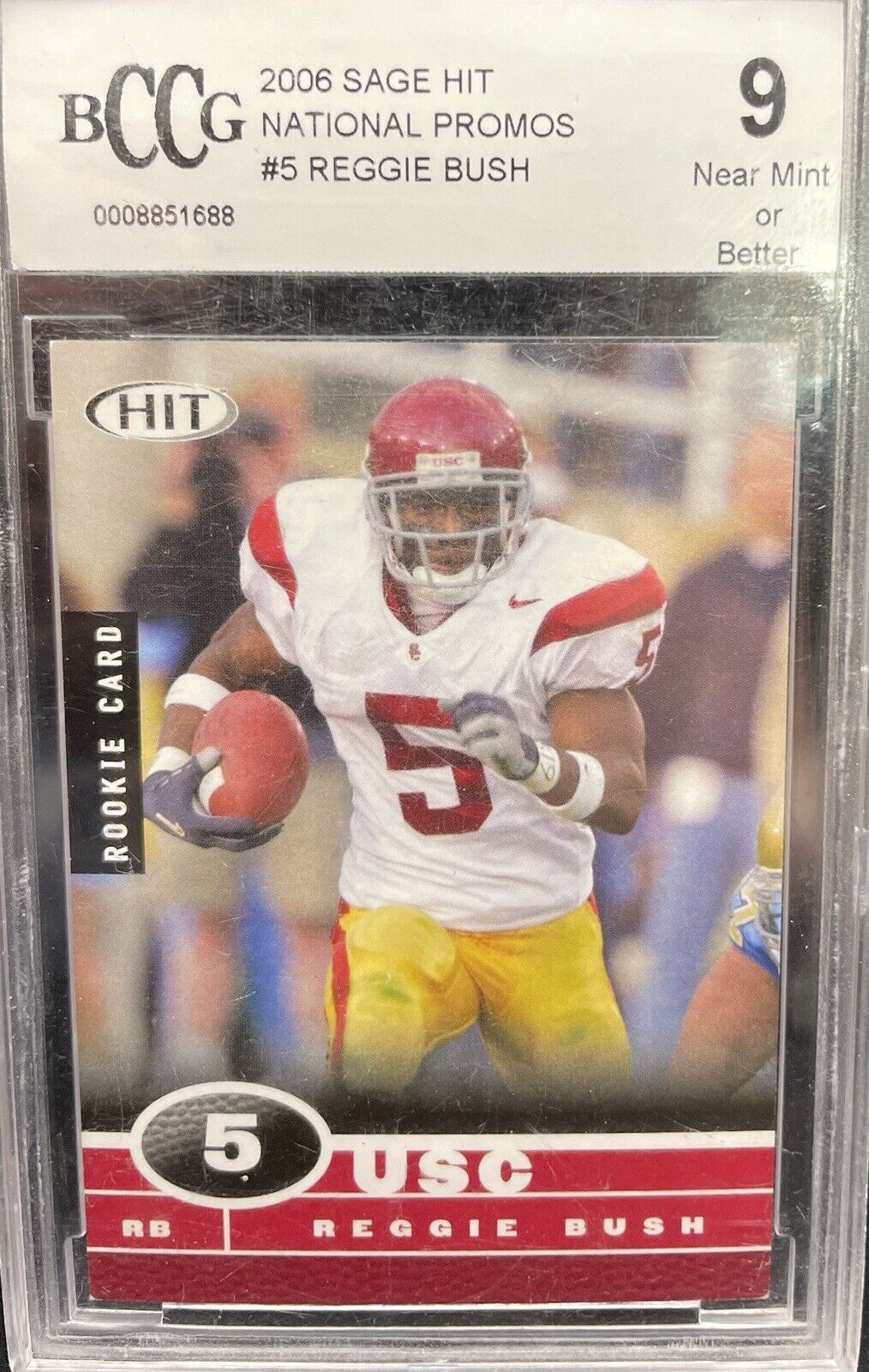 Reggie Bush 2006 Sage Collectibles #5/5 RC Heisman Trophy Winner New Orleans...