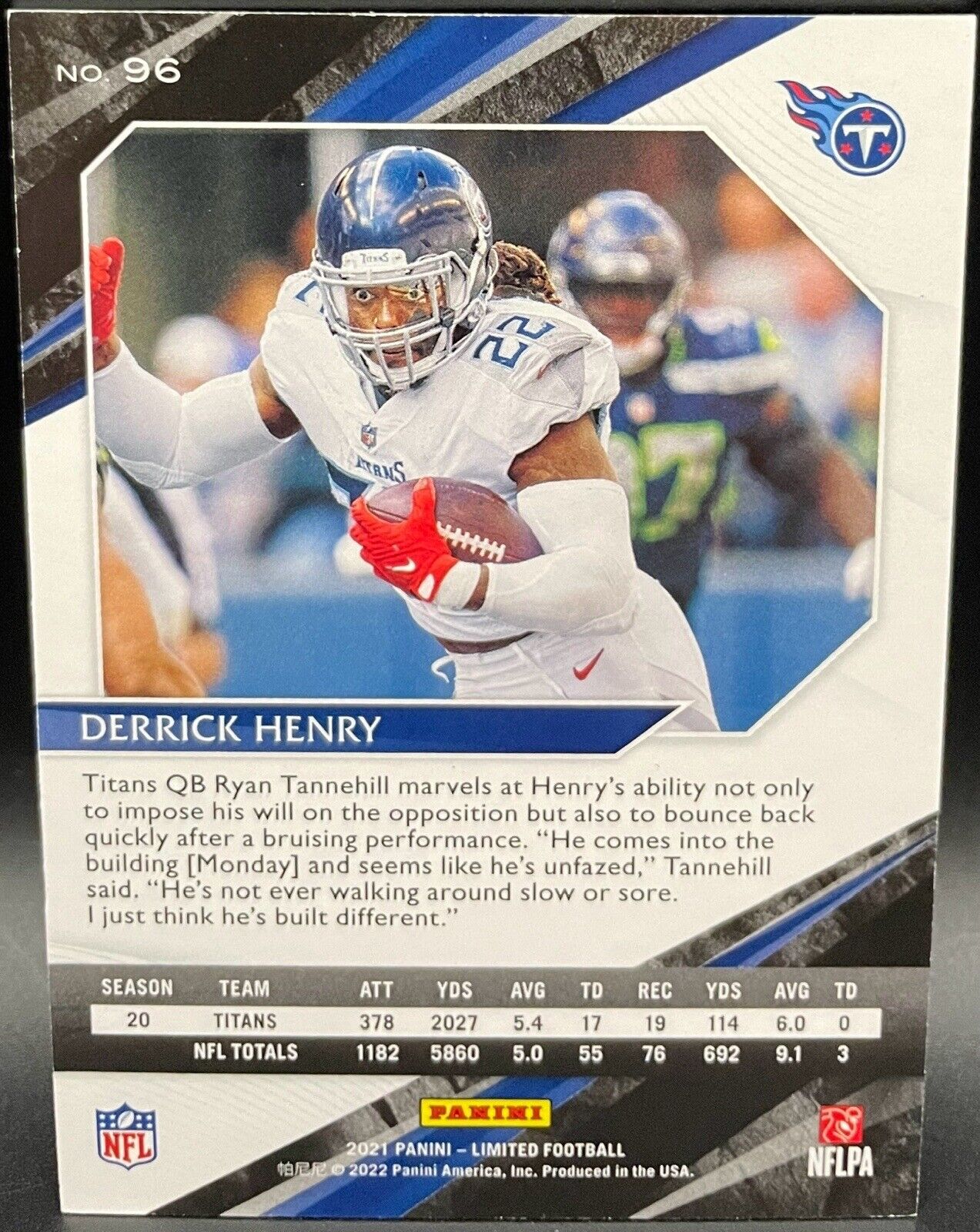 2021 Panini Limited - #96 Derrick Henry