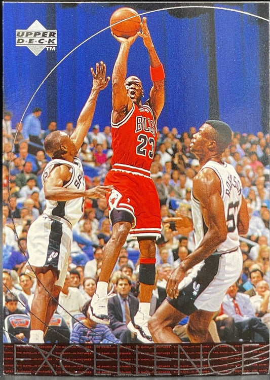 Michael Jordan 1996 Upper Deck Excellence Card #165 Chicago Bulls