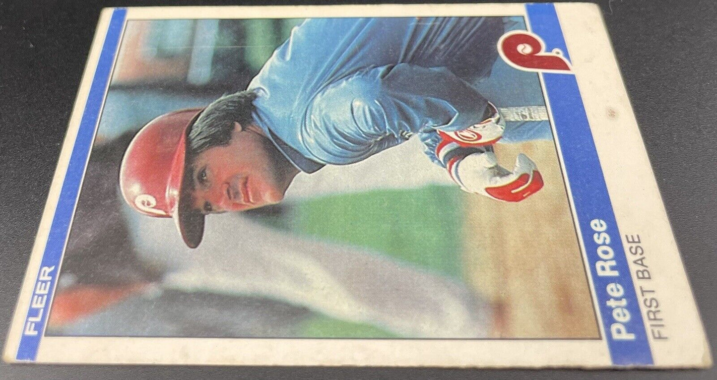 Pete Rose 1984 Fleer #46 Philadelphia Phillies