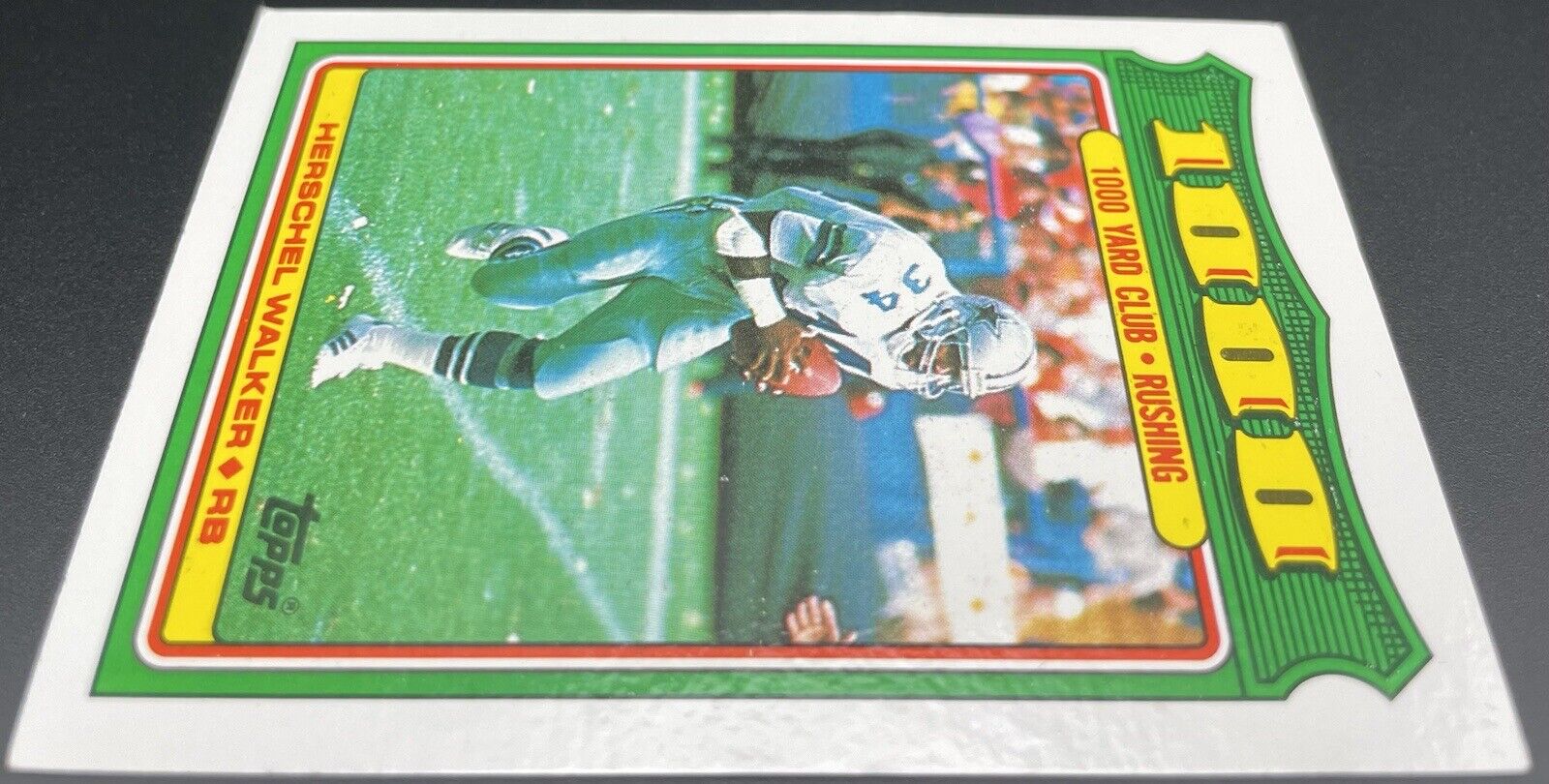 Herschel Walker 1988 Topps #15 1000 Yard Club Dallas Cowboys