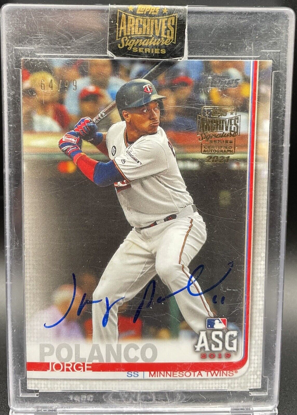 Jorge Polanco Autograph 2019 Topps Archives Signature Series #US10 Minnesota /99