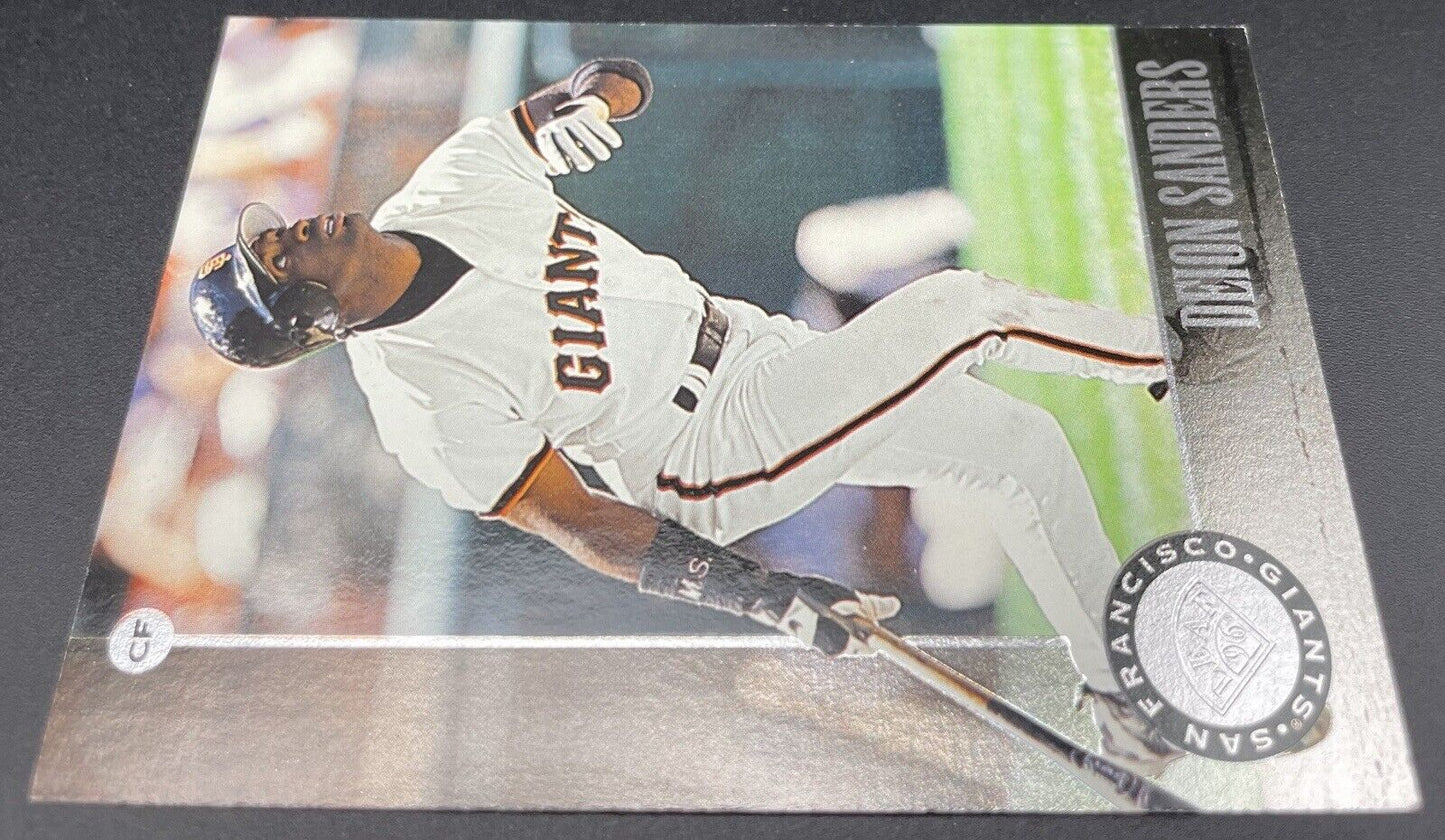 Deion Sanders 1996 Donruss #34 Leaf San Francisco Giants