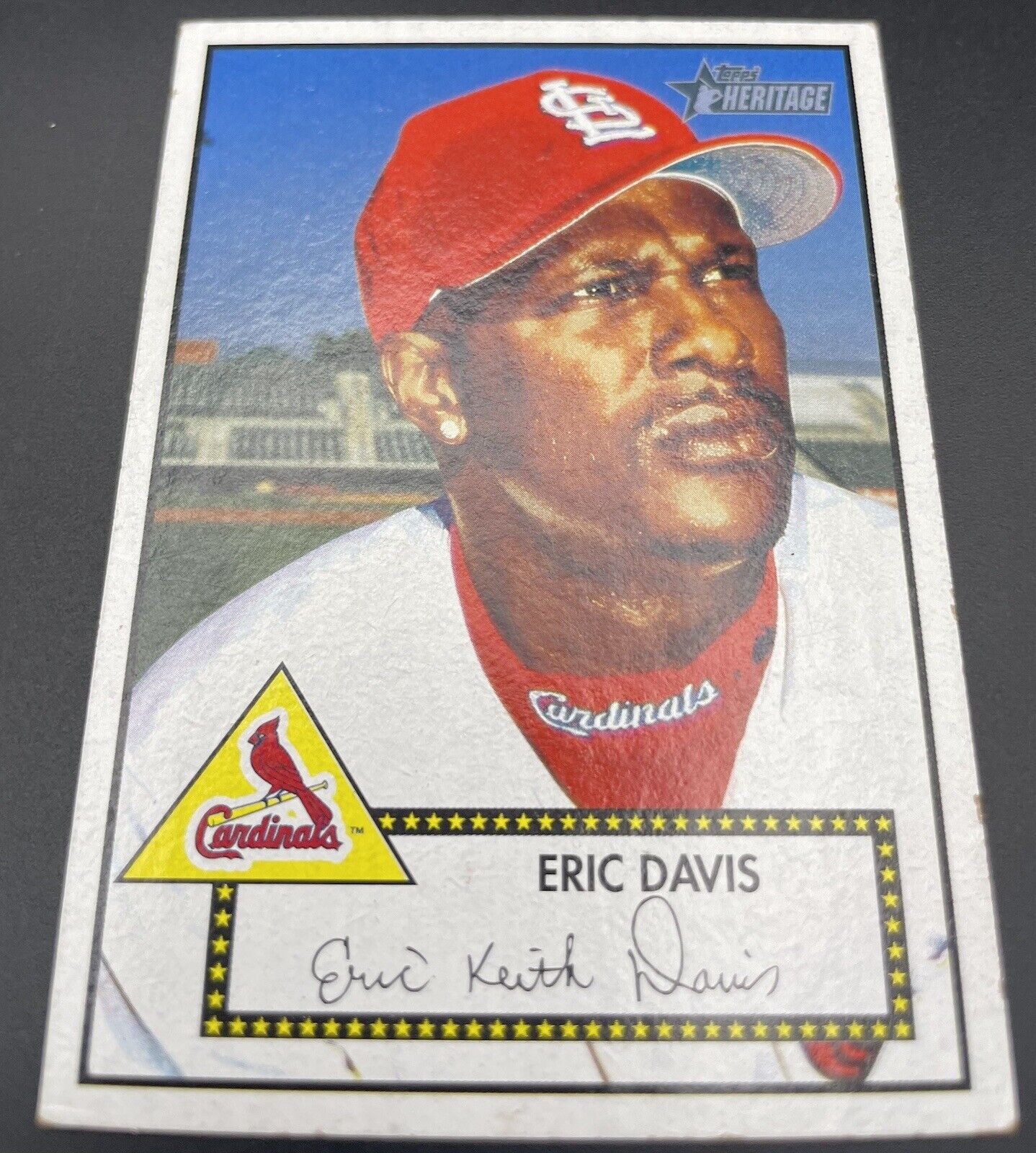 Eric Davis 2001 Topps Retro #295 Louisville Cardinals