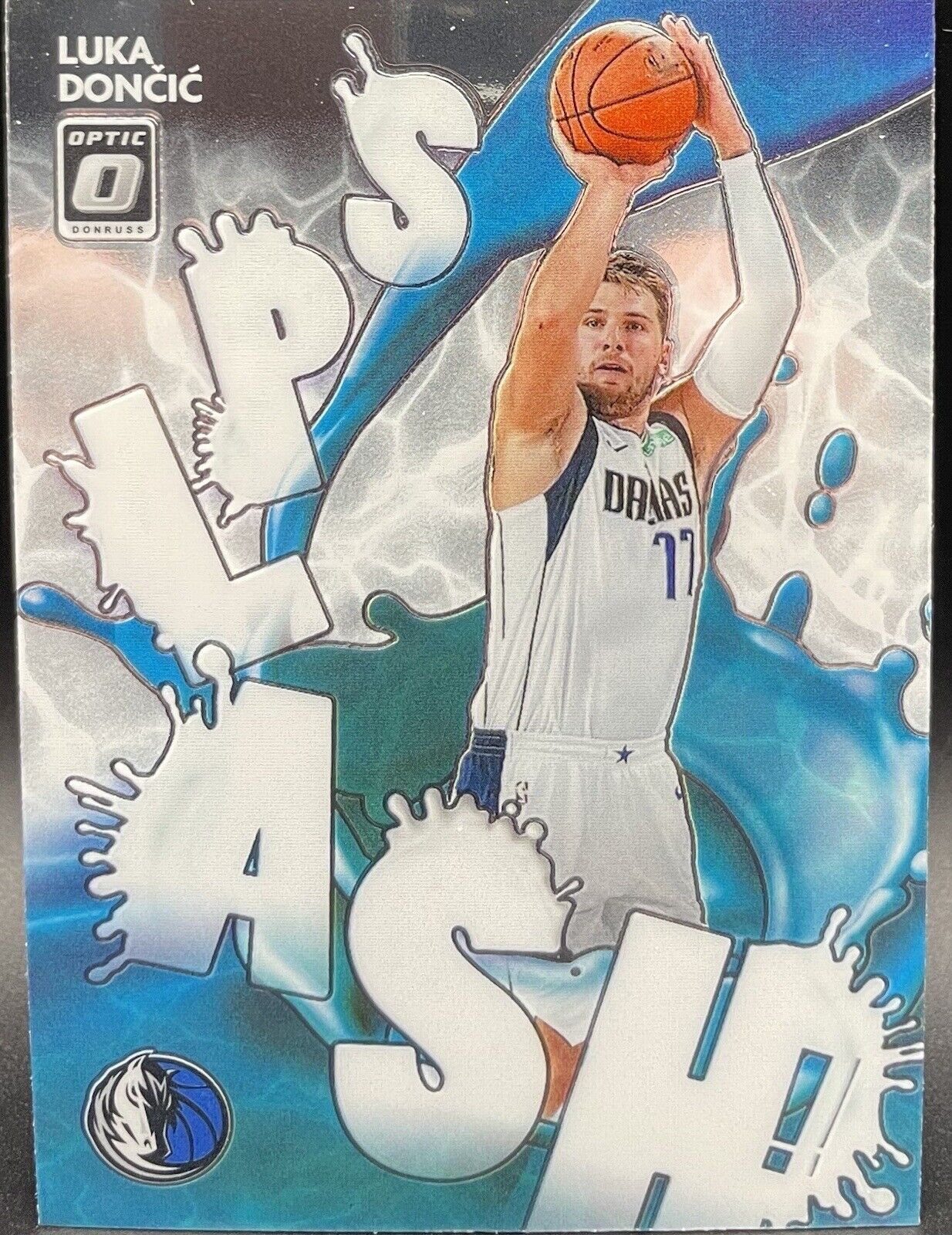 2020 Panini  Optic Luka Doncic #I5 Dallas Mavericks Splash 20 Triple Doubles