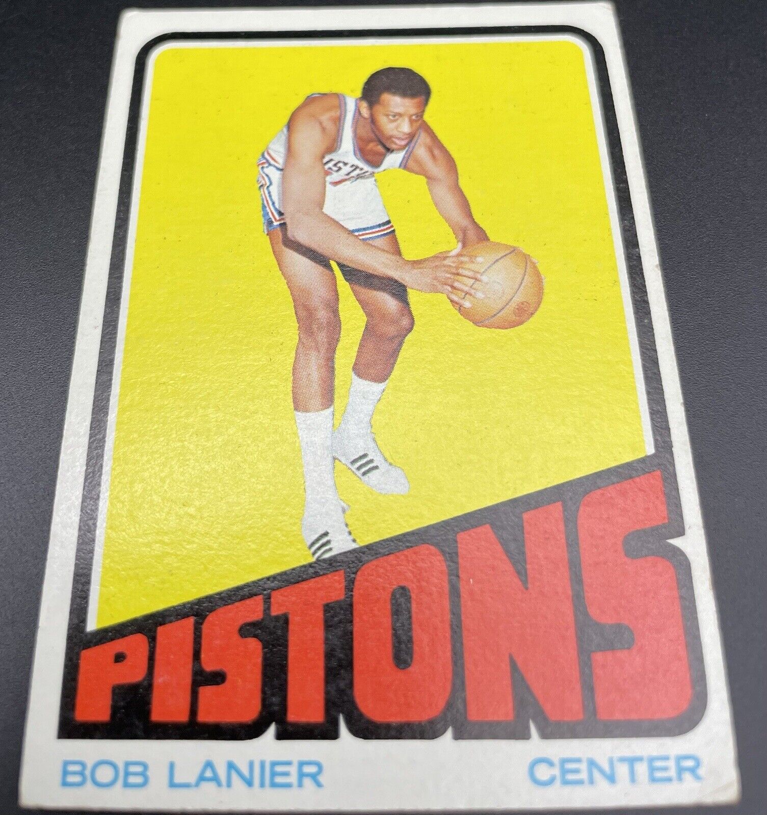 Bob Lanier 1972 Topps #80 Detroit Pistons