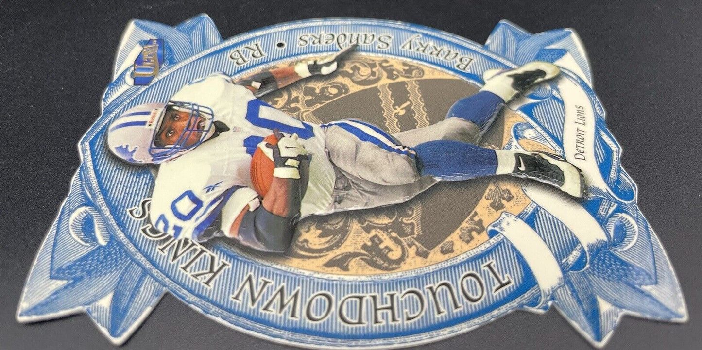 Barry Sanders 1998 Clear Ultra Die Cut 5 Of 15 touchdown Kings Detroit Lions