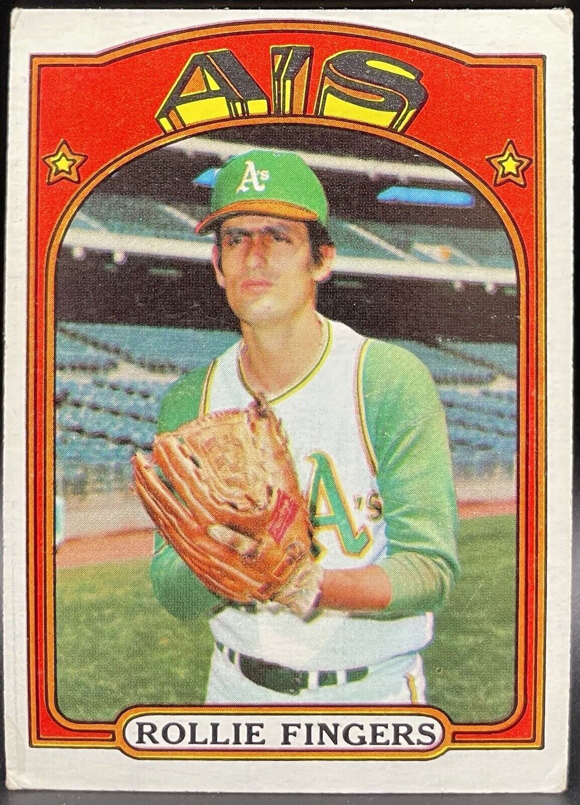 Rollie Fingers 1972 Topps #241 Works Series Champions Oakland Athletics