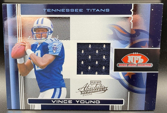 Vince Young 2006 Donruss Absolute ##RJC-3ITE Patch Tennessee Titans￼