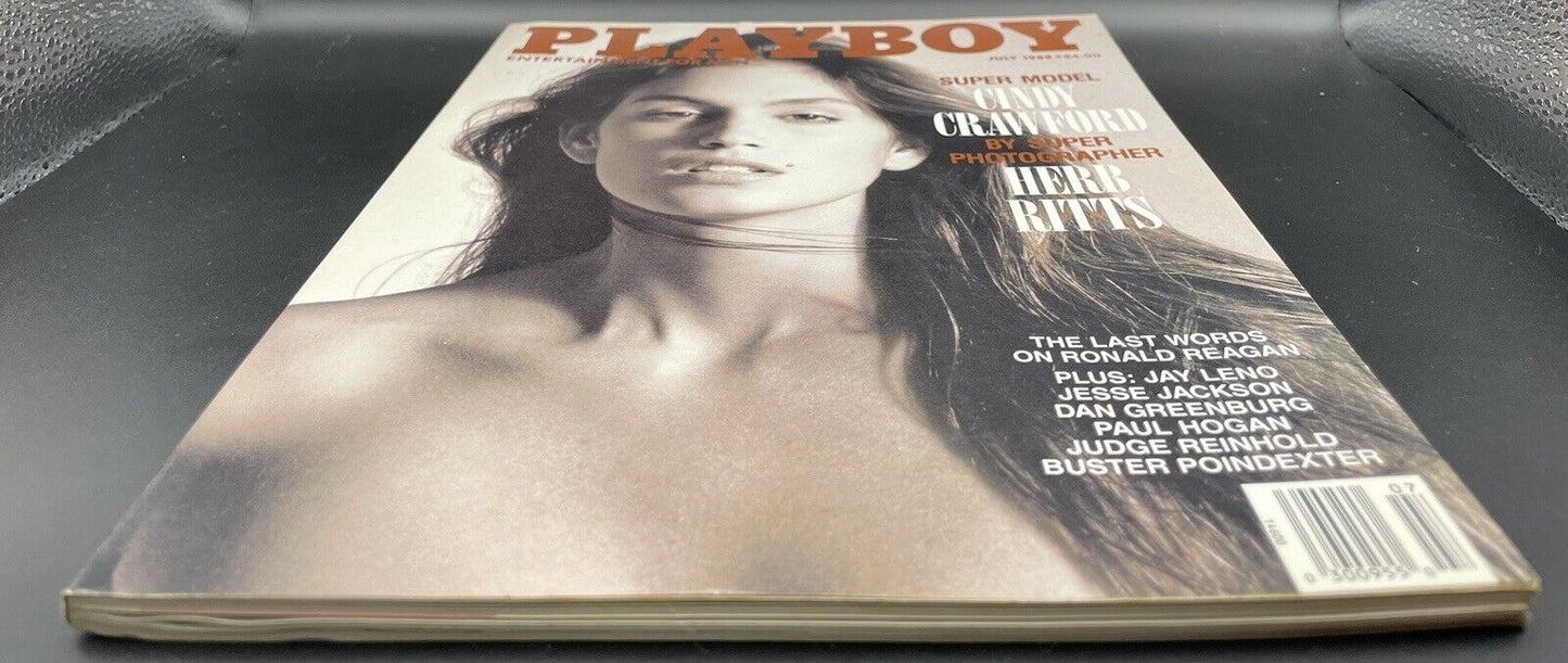  Cindy Crawford  July 1988 Playboy  Entertainment For Men Great Condition 