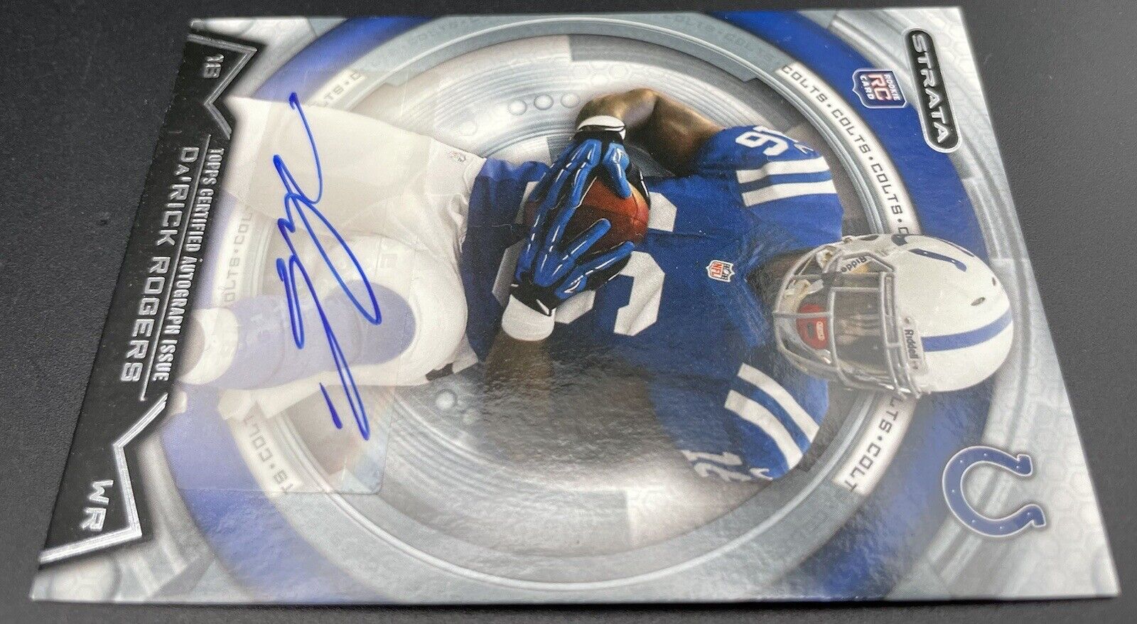 Da’Rick Rogers 2013 Topps Strata #154 RC, Auto Indianapolis Colts