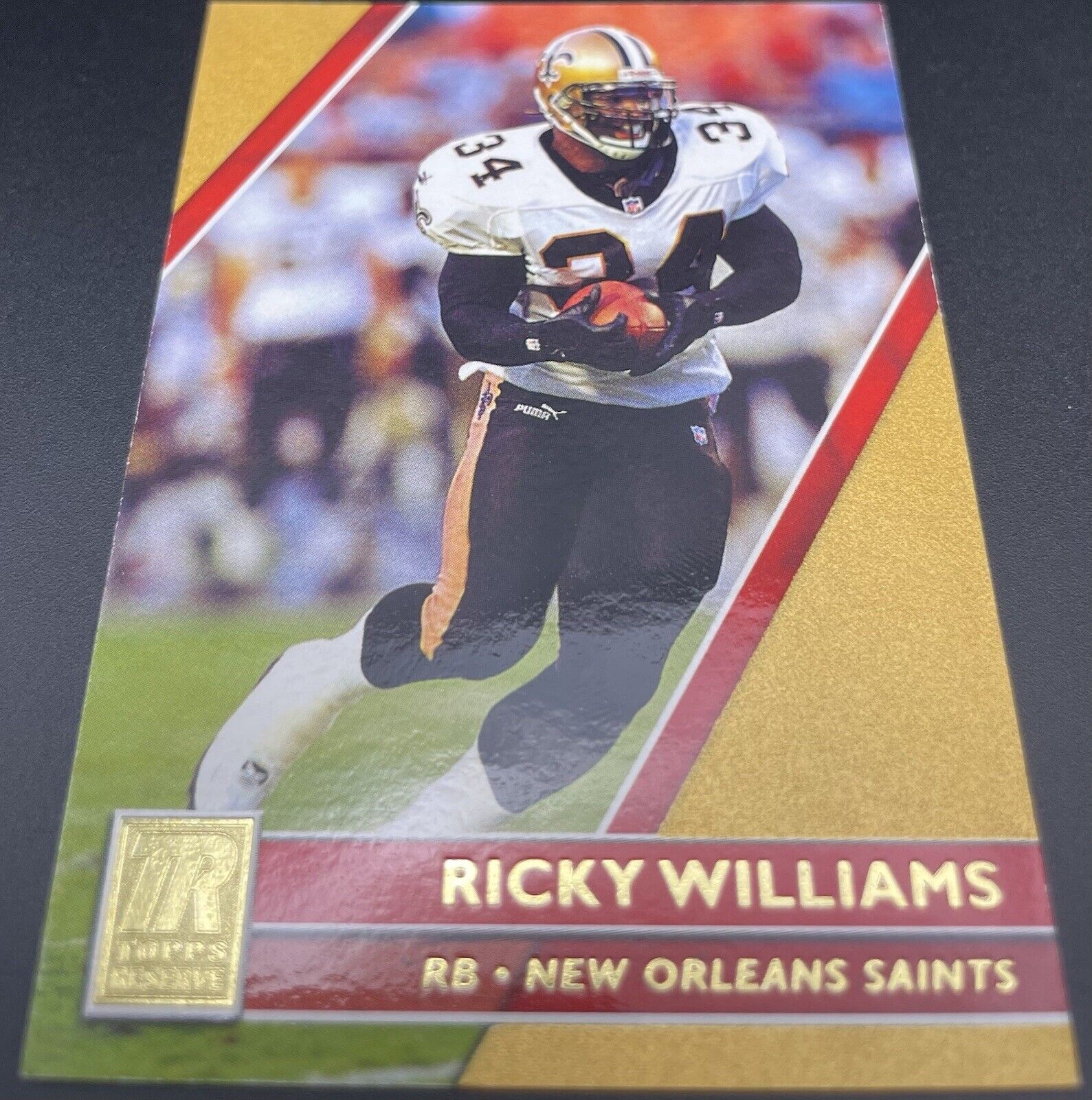 2001 Topps Reserve Ricky Williams #38 New Orleans Saints