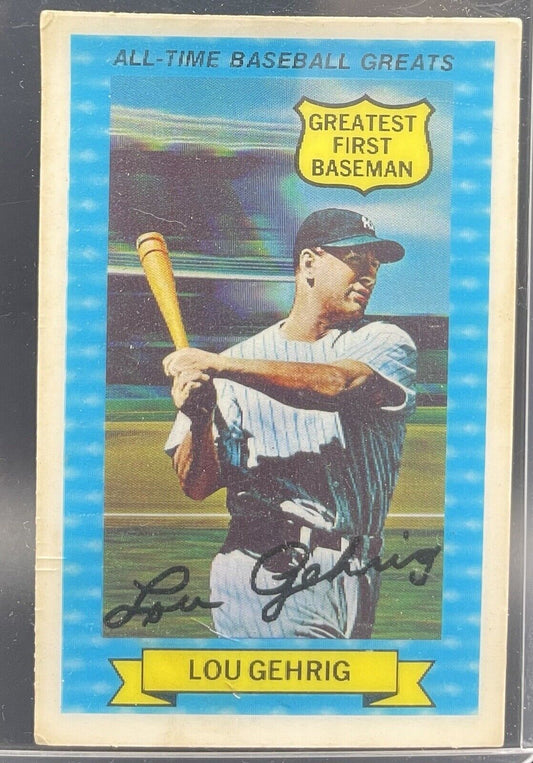Lou Gehrig 1972 XOGRAPH #13 Of 15 3-D  New York Yankees Rare Card!! 