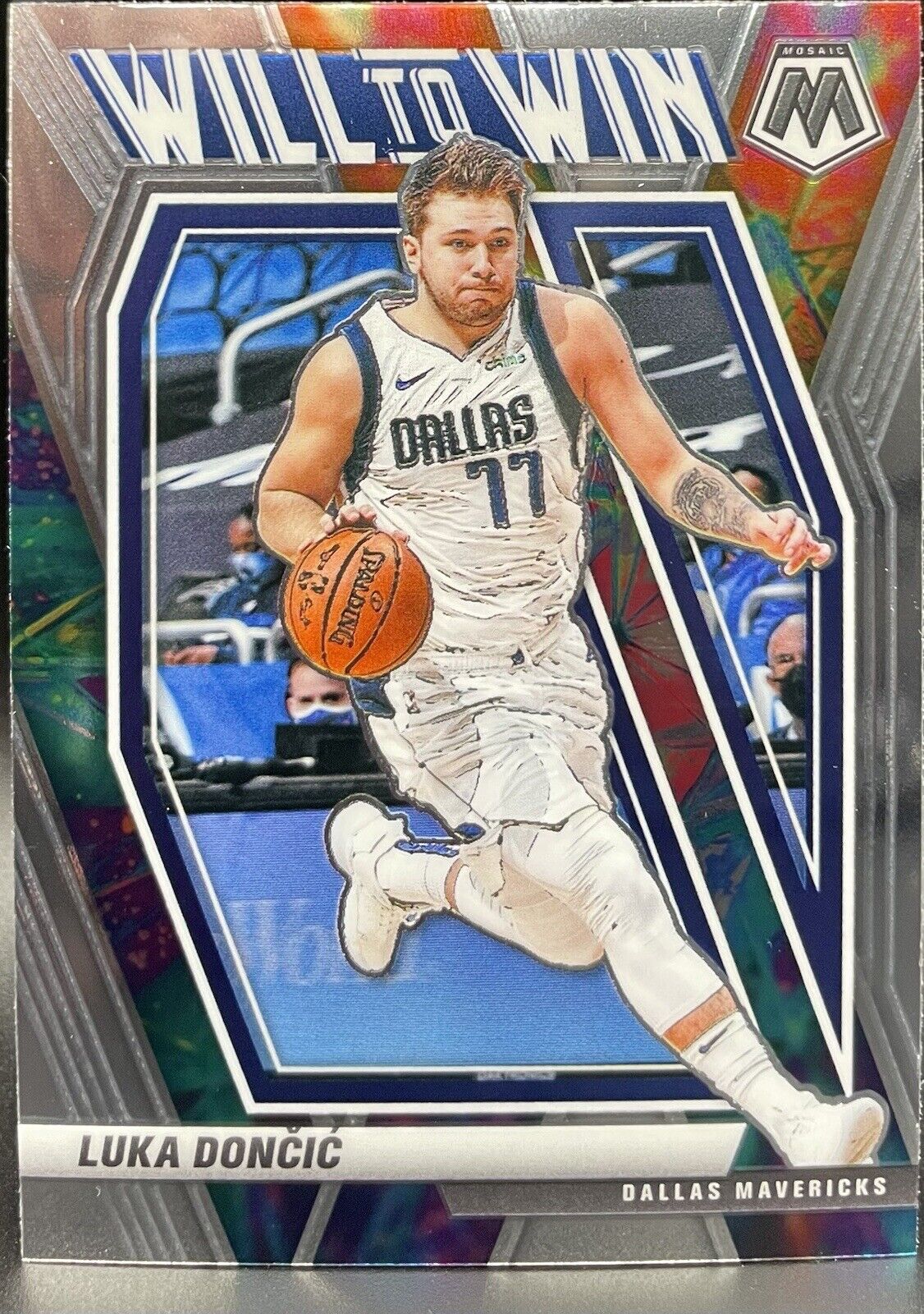 2020  Panini Mosaic Will to Win #12 Luka Doncic  Dallas Mavericks