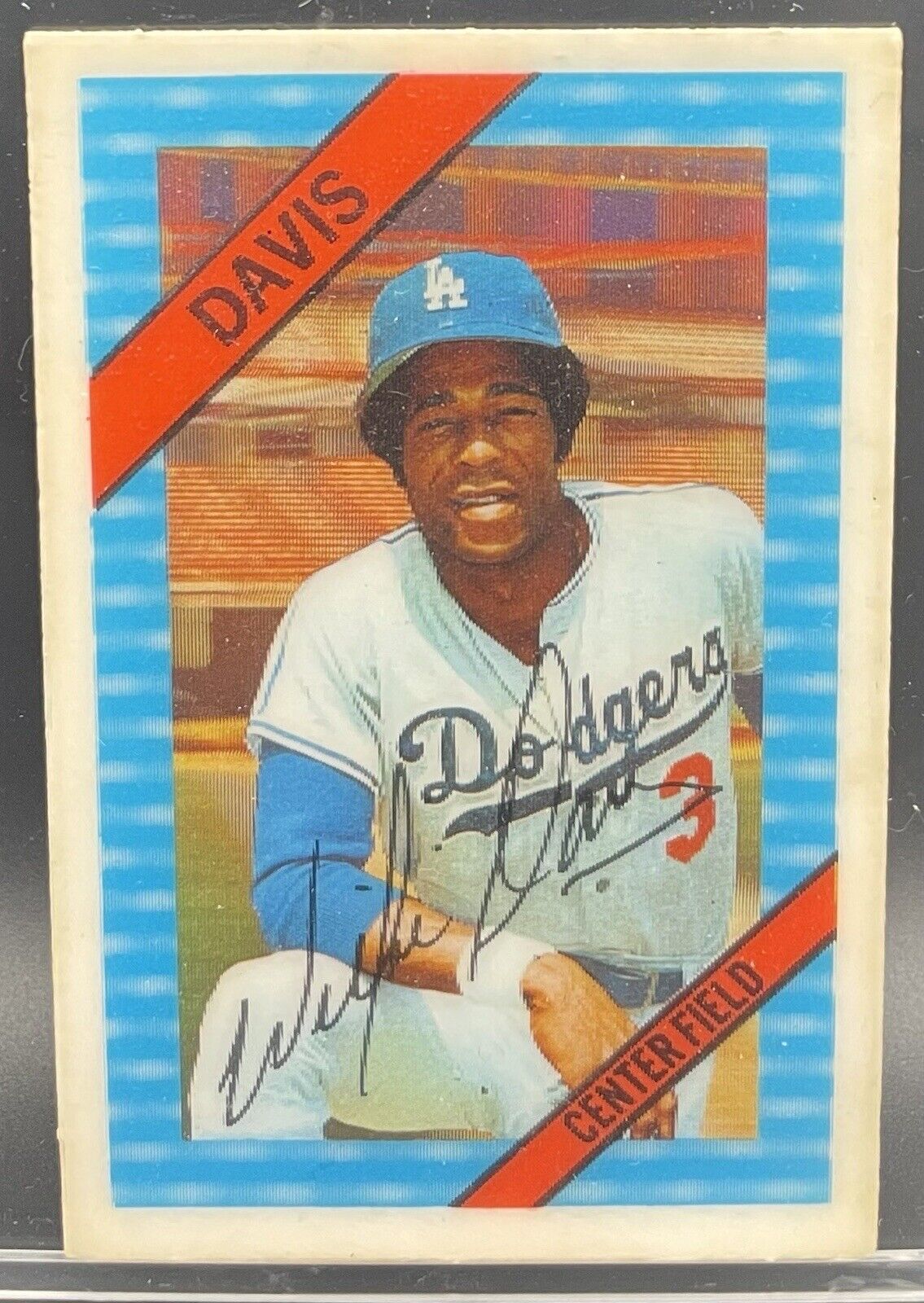 William Davis 1972 XOGRAPH #03-54 Los Angeles Dodgers 