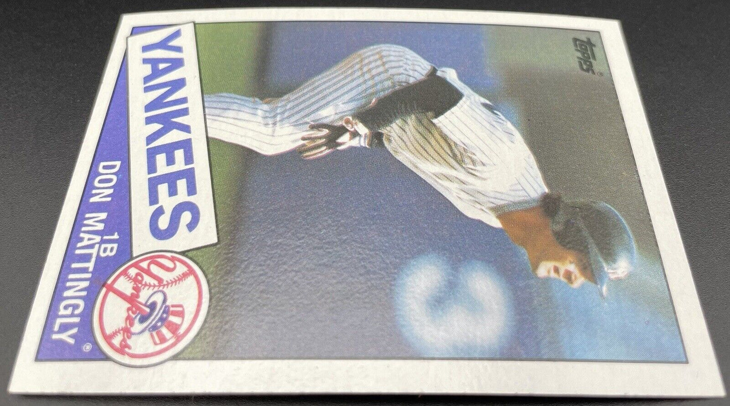 1985 Topps - #665 Don Mattingly New York Yankees