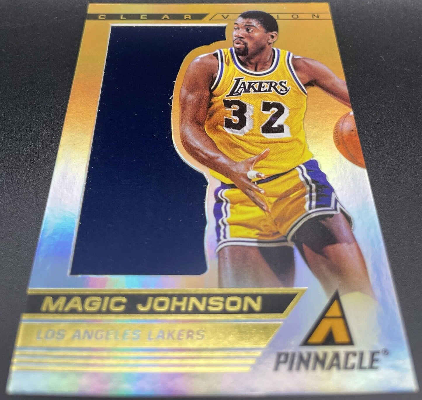 Magic Johnson 2013-14 Panini Clear Vision #81 Los Angeles Lakers￼