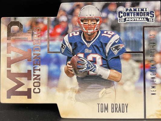 2015 Panini Contenders #MVP3 Tom Brady MVP Contenders Die-Cut  NE Patriots