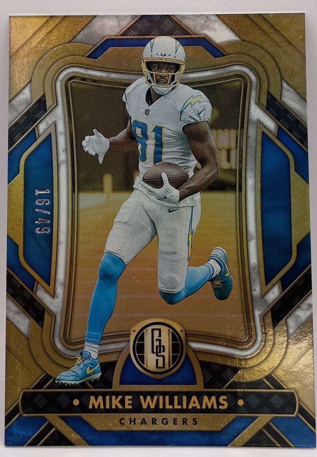 2023 Panini Gold Standard MIKE WILLIAMS  #74 Chargers 16/49 RARE CARD 