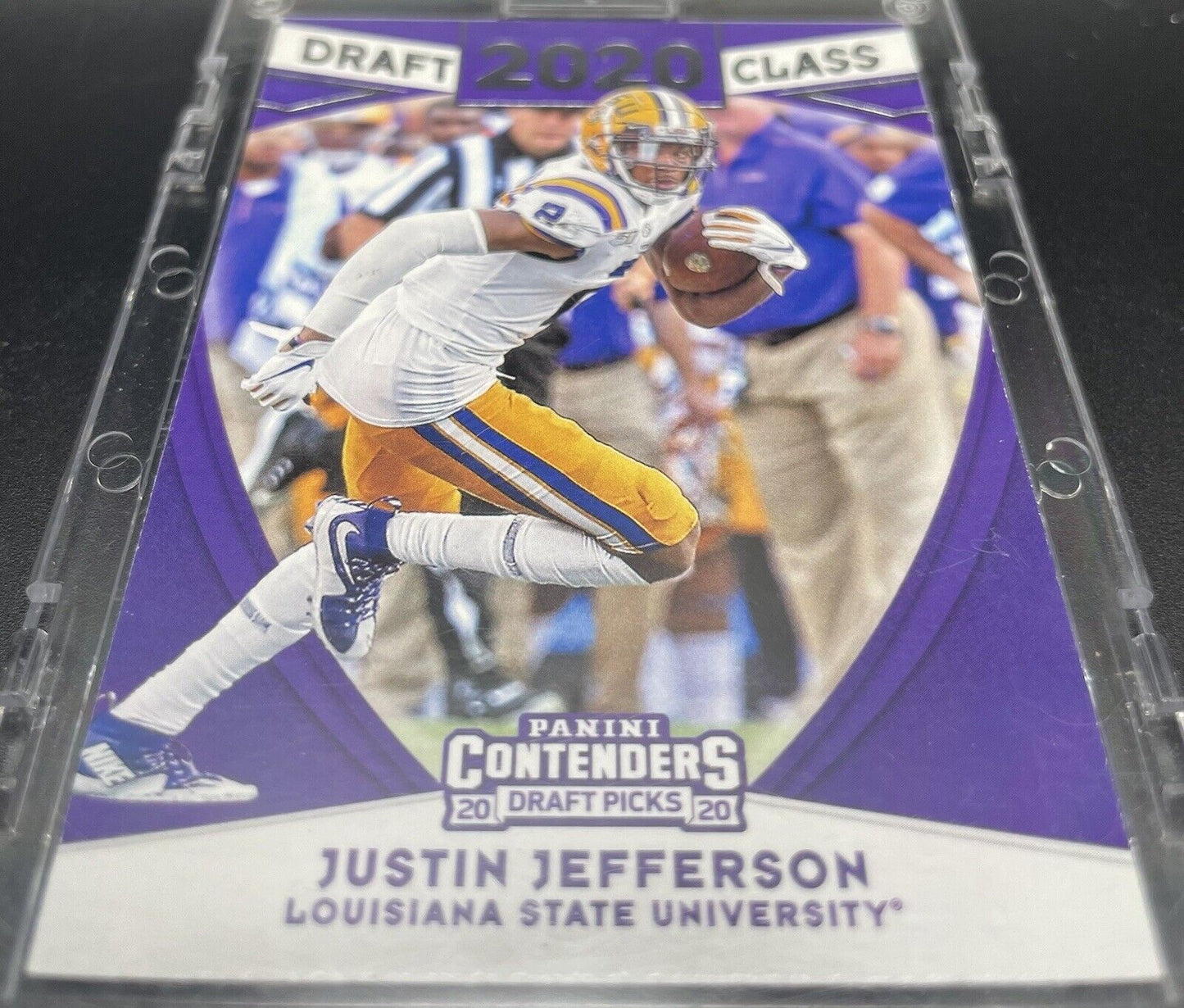 2020 Panini Contenders Draft Picks - Draft Class #17 Justin Jefferson (RC)