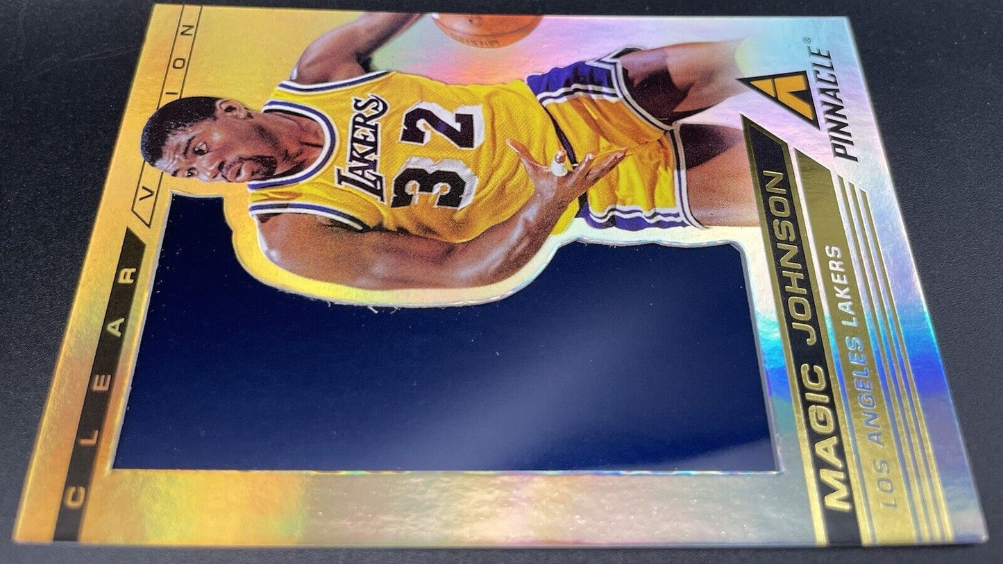 Magic Johnson 2013-14 Panini Clear Vision #81 Los Angeles Lakers￼