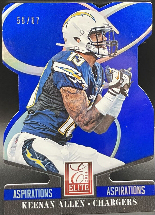 2014 Panini Elite Aspirations #78 Keenan Allen San Diego Chargers /87