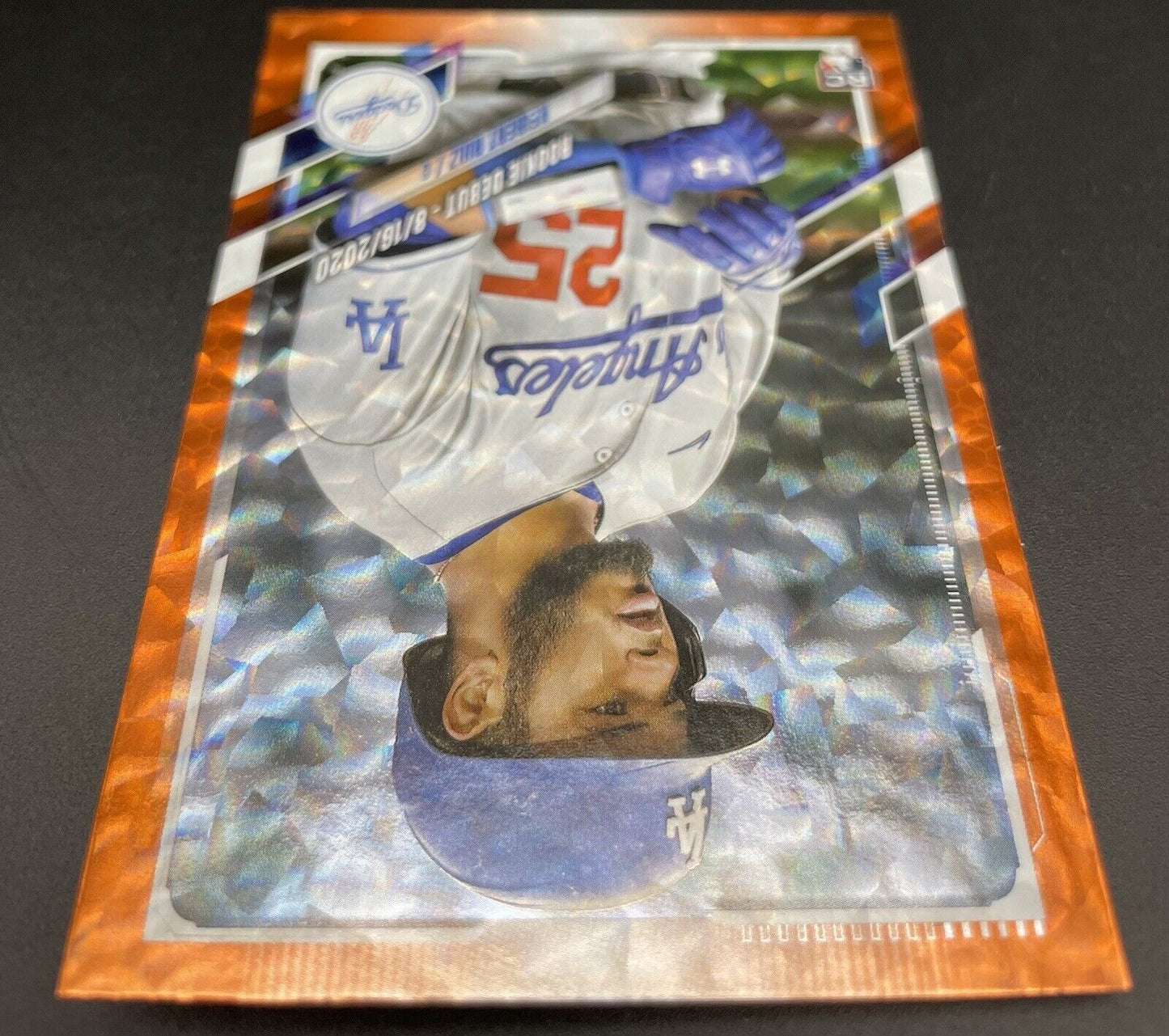 Keibert Ruiz 2021 Topps Orange Foil #US309 Rookie Card /299 Los Angeles Dodgers