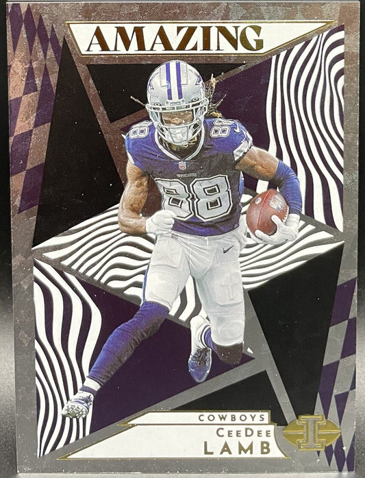 2022 Panini Illusions #A-14 CeeDee Lamb Amazing  Dallas Cowboys ￼￼