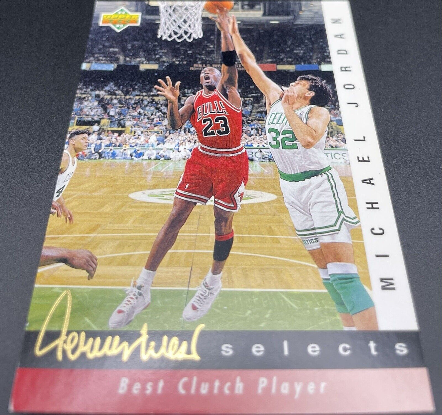 Michael Jordan 1992 Upper Deck #JW9 Jerry West selects Chicago Bulls