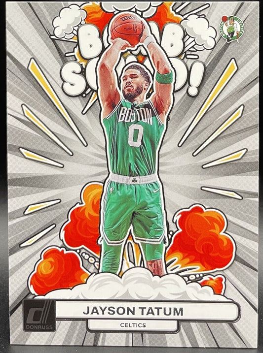 Jayson Tatum 2023 Panini Donruss #14 Bomb Sqaud Boston CelticsBoston Celtics 