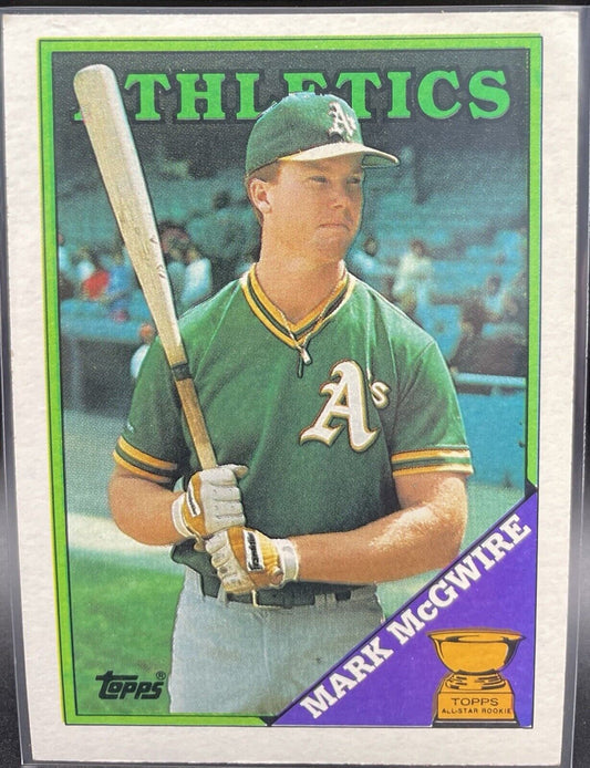 Mark McGwire 1988 Topps #580 All-Star Rookie Oakland Athletics