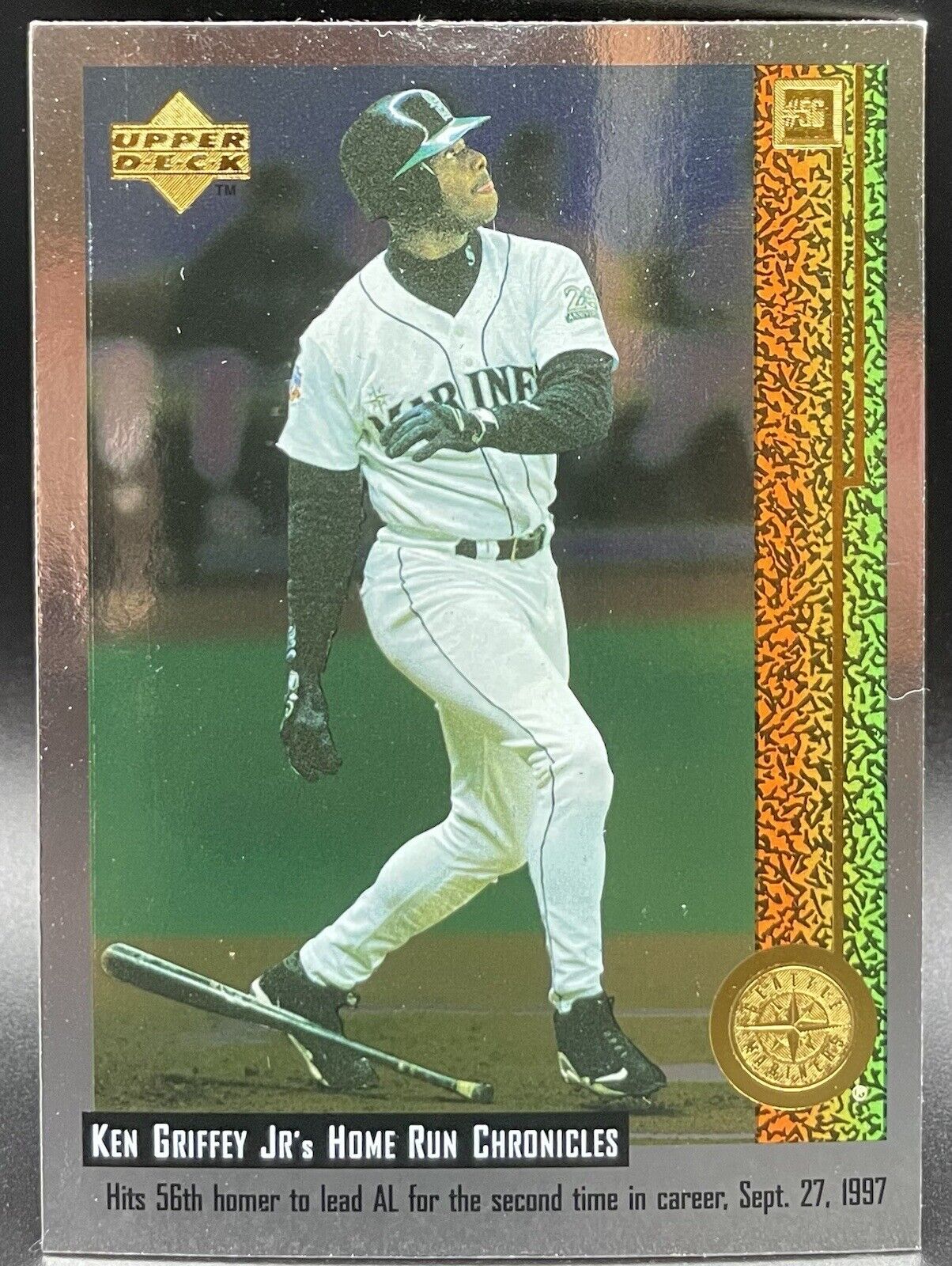 Ken Griffey Jr 1998 Upper Deck #56  Seattle Mariners Vs Athletics 