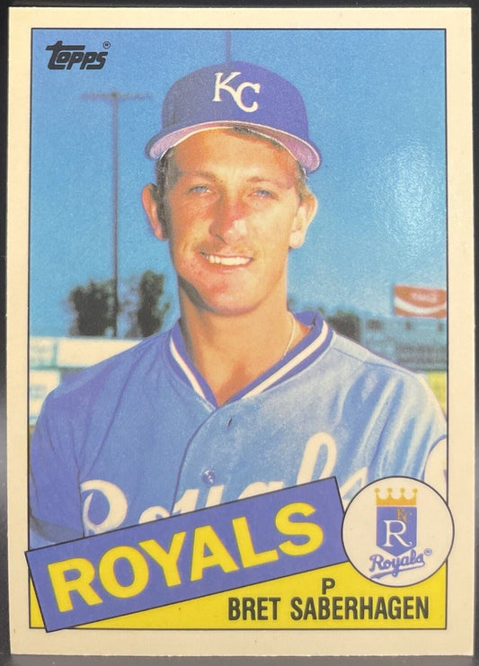 Bret Saberhagen 1985 Topps #23 (Tiffany) Kansas City Royals