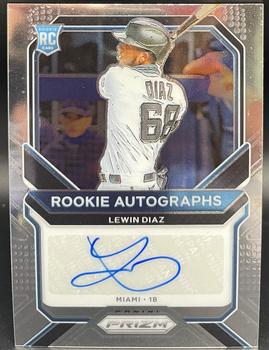 Rookie Autographs #RA-LD Lewin Diaz (AU, RC)- 2021 Panini Prizm