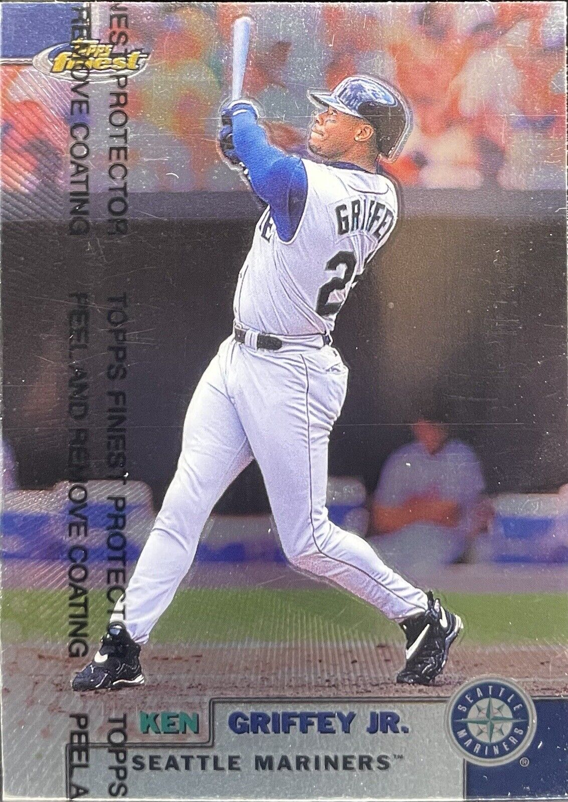 Ken Griffey Jr￼1999 Topps Finest - #200 Seattle Mariners Mint Plastic Sealed