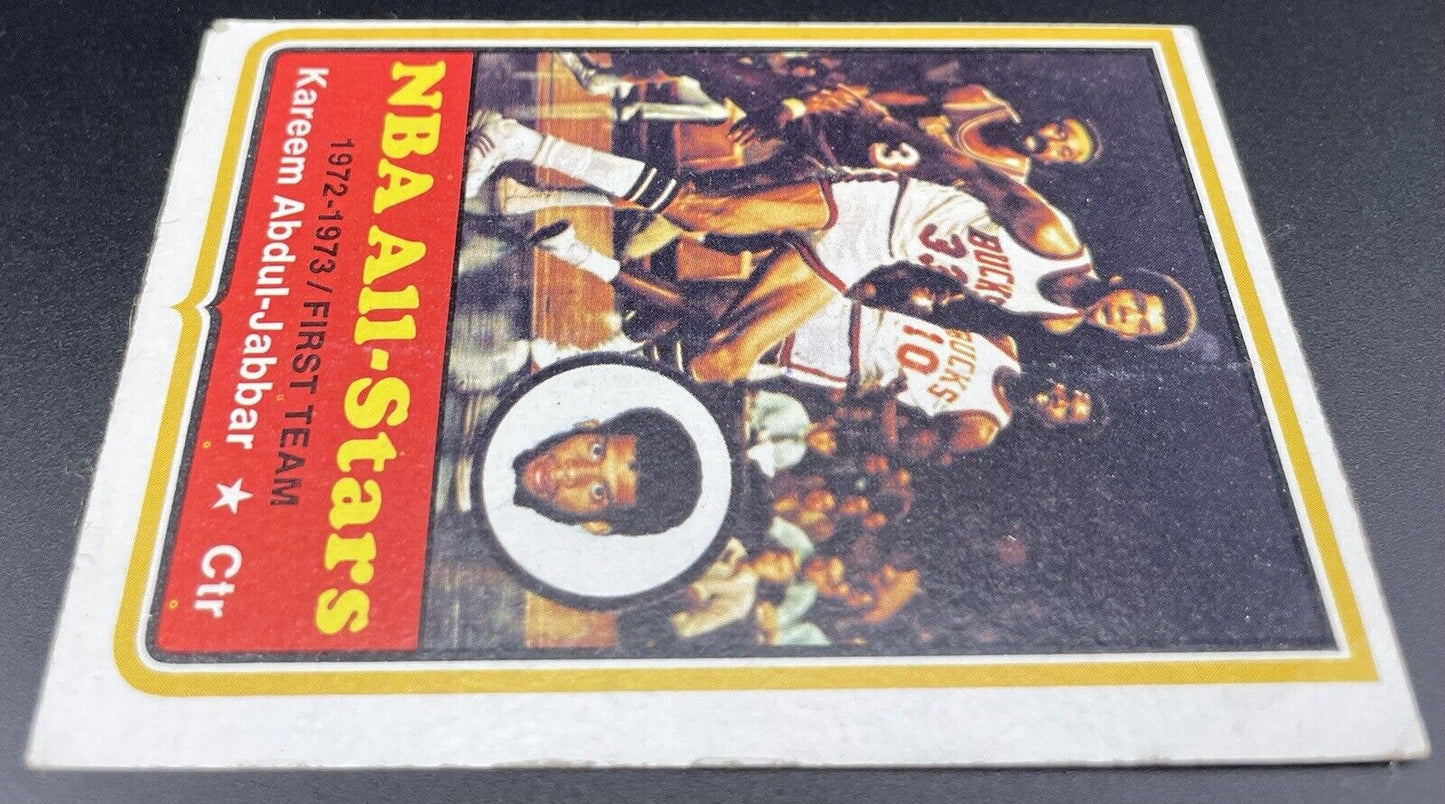 Kareem Abdul-jabbar 1973  Topps #50 All-Star Milwaukee Bucks HOF 