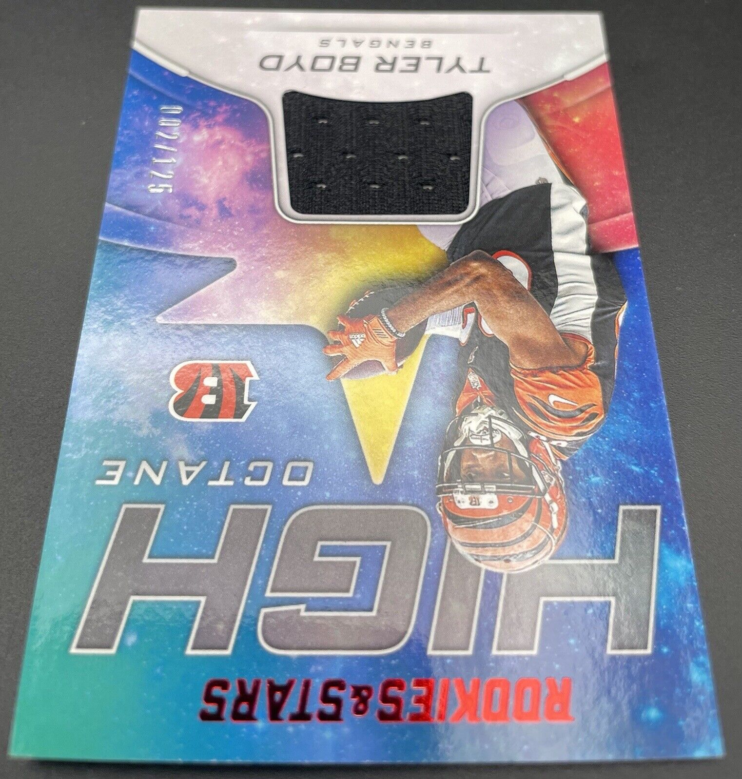 Tyler Boyd 2019 Panini Rookies #HI-TB Patch, 2/125 RC Cincinnati Bengals