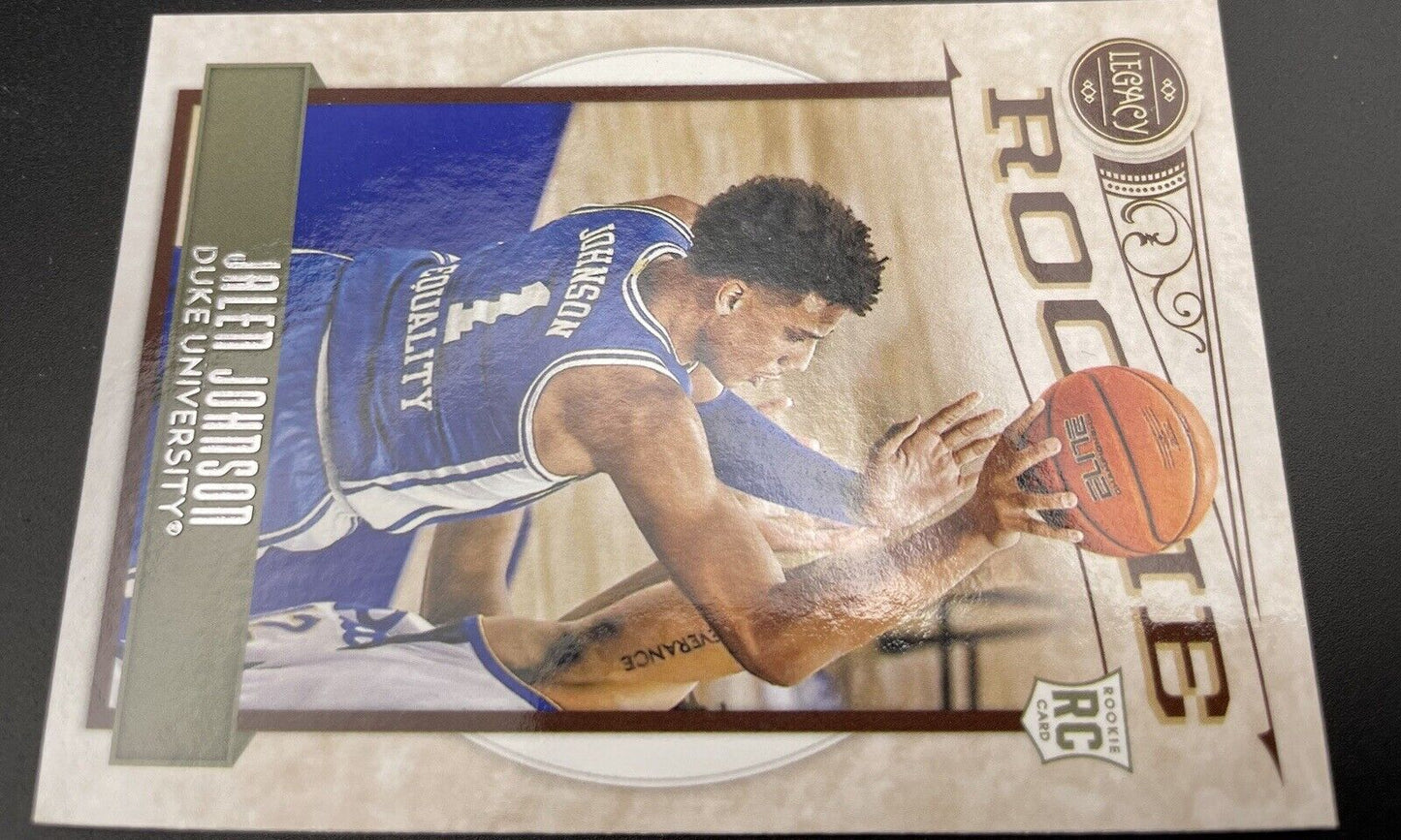 Jalen Johnson 2021 Panini Chronicles Legacy RC Rookie Atlanta Hawks Duke