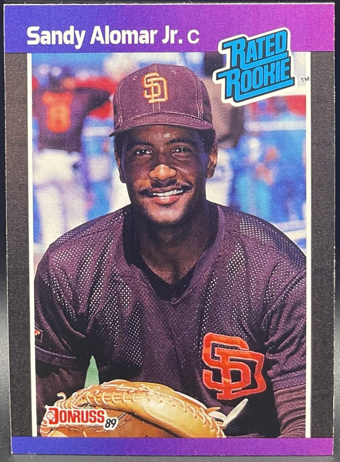 1989 Donruss - Rated Rookie *Denotes  Next to PERFORMANCE #28 Sandy Alomar...