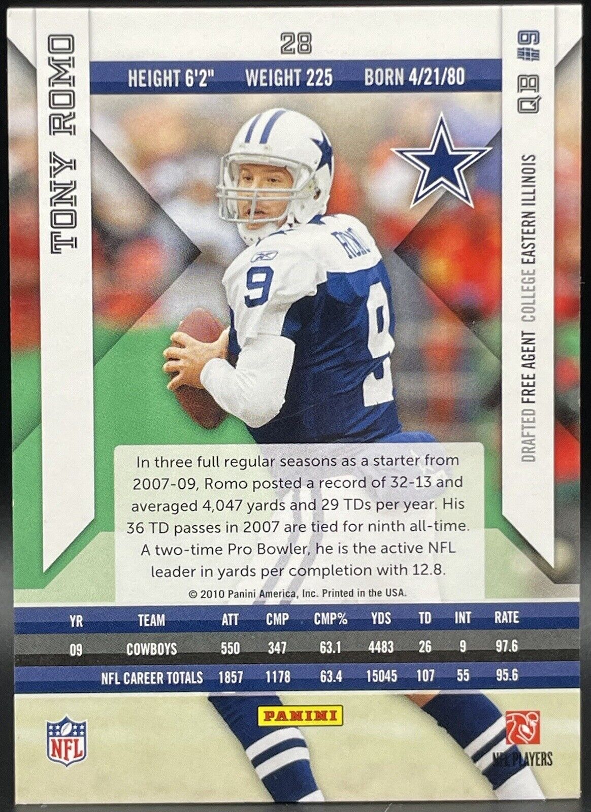 2010 Panini Epix - #28 Tony Romo