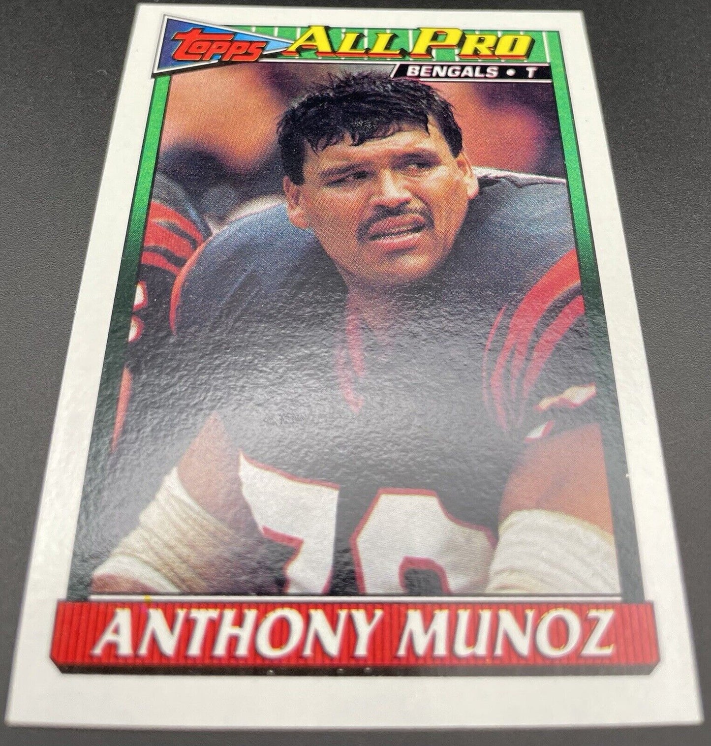 1991 Topps All Pro Cincinnati Bengals Anthony Munoz Football Card #259