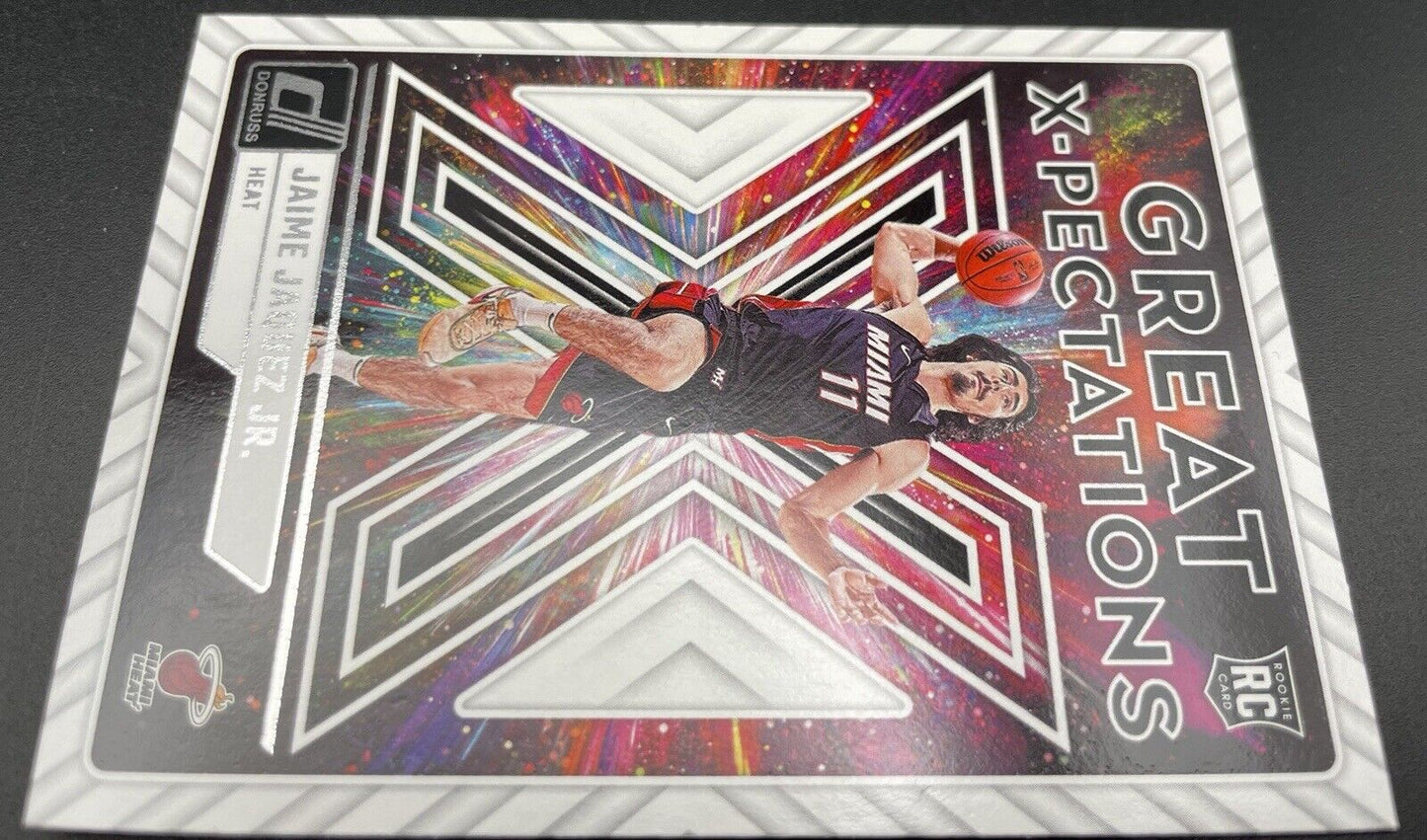 2023-24 Panini Donruss Jaime Jaquez Jr- Great X-Pectations #13 Heat (RC) 🔥🏀