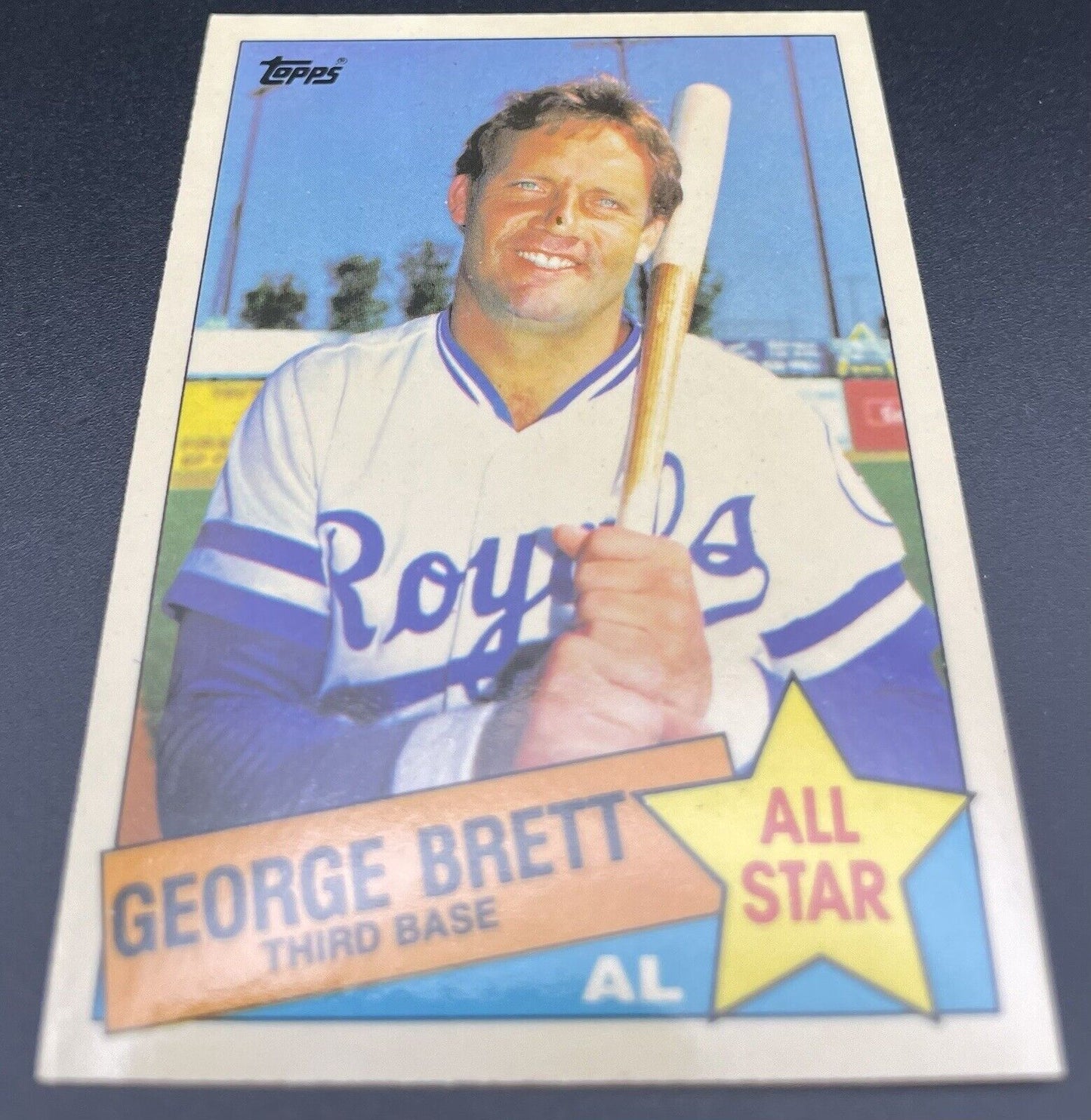 George Brett 1985 Topps Tiffany #703 Kansas City Royals All-Star