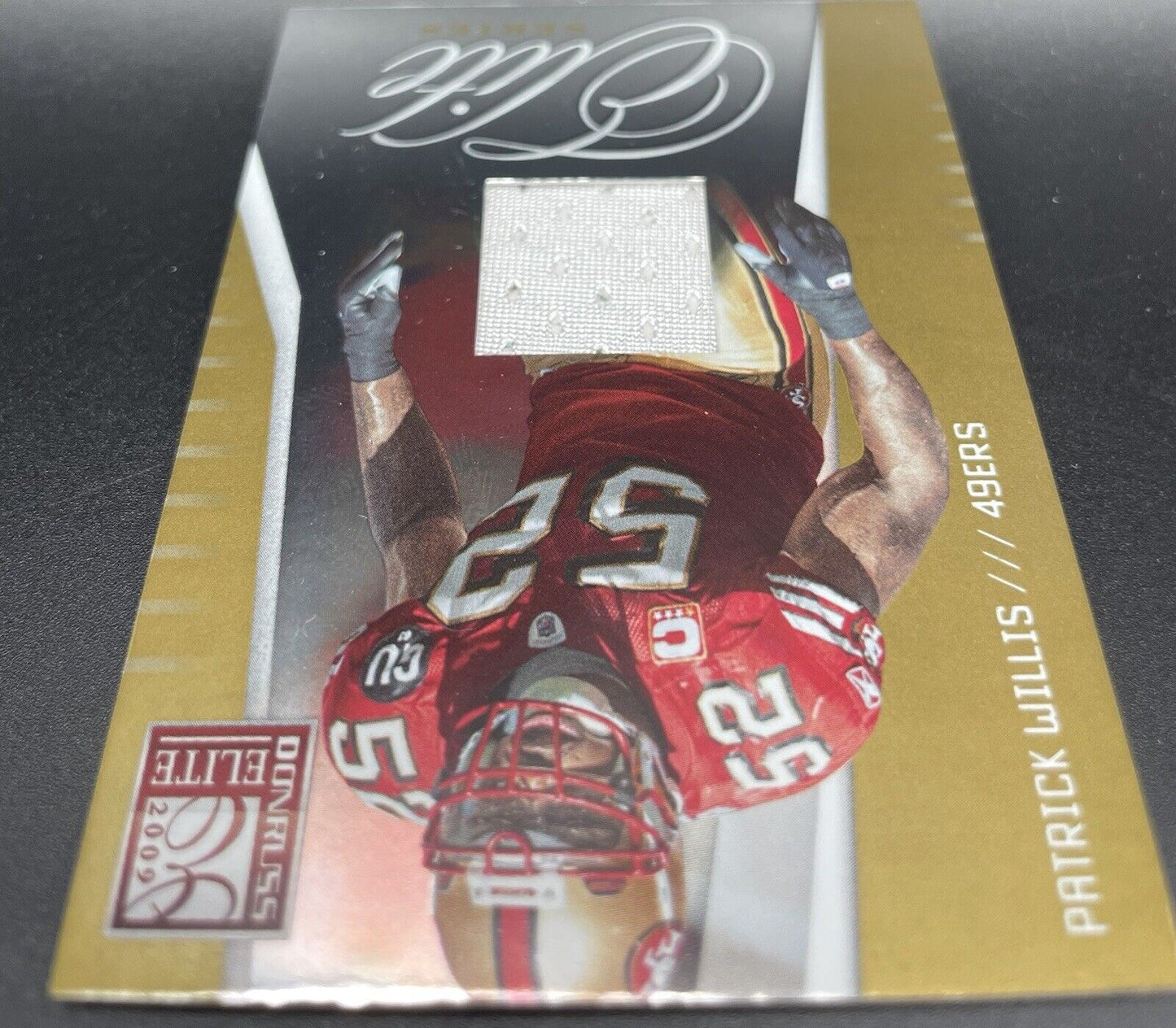 Patrick Willis 2009 Panini Donruss Elite #34 Patch /299 San Francisco 49ers