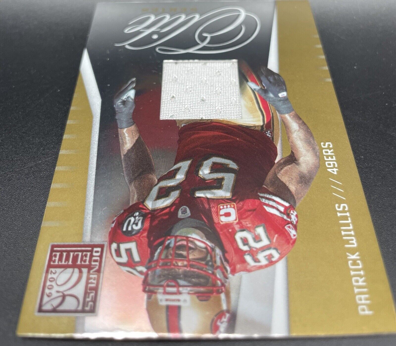 Patrick Willis 2009 Panini Donruss Elite #34 Patch /299 San Francisco 49ers